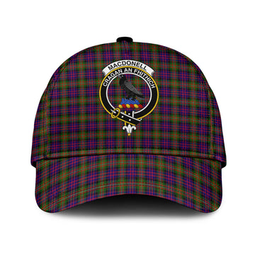 MacDonell of Glengarry Modern Tartan Classic Cap with Family Crest