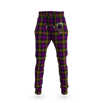 MacDonell of Glengarry Modern Tartan Joggers Pants with Family Crest