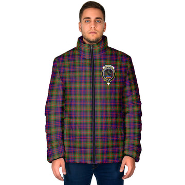 MacDonell of Glengarry Modern Tartan Padded Jacket with Family Crest