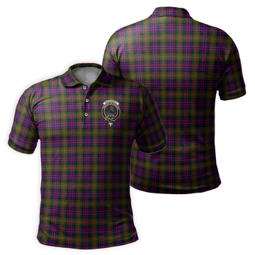 MacDonell of Glengarry Modern Tartan Men's Polo Shirt with Family Crest