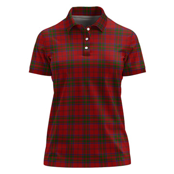 MacDonell of Keppoch Tartan Polo Shirt For Women