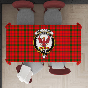 MacDonell of Keppoch Modern Tatan Tablecloth with Family Crest