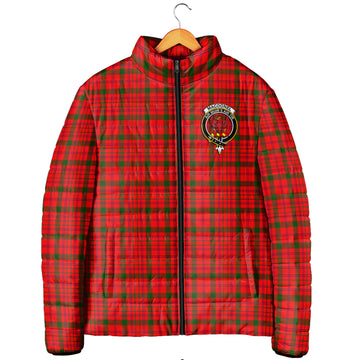 MacDonell of Keppoch Modern Tartan Padded Jacket with Family Crest