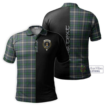 MacDouall Tartan Polo Shirt with Family Crest and Half Of Me Style Kid - Tartan Vibes Clothing