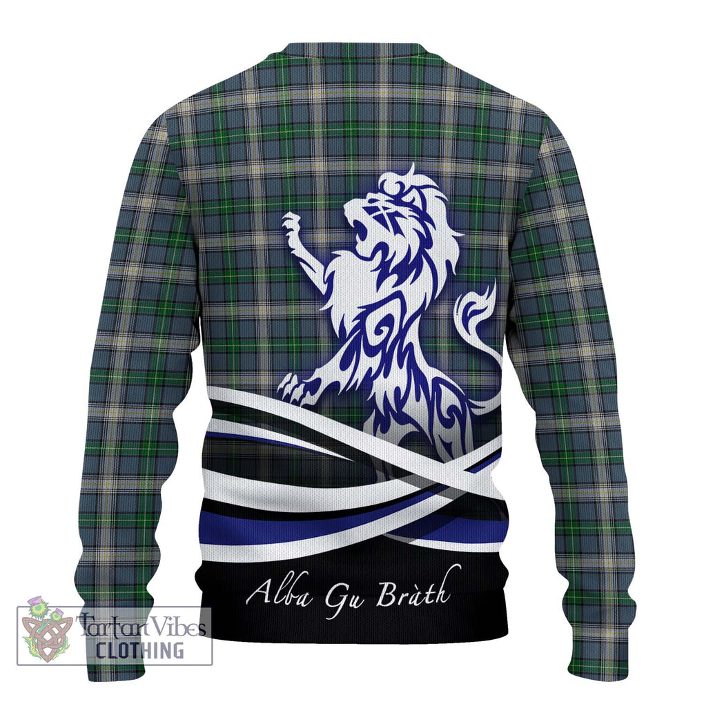 MacDouall Tartan Ugly Sweater with Alba Gu Brath Regal Lion Emblem - Tartan Vibes Clothing