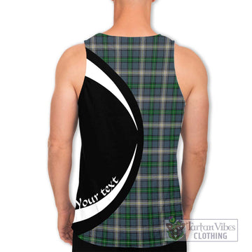 MacDouall Tartan Men's Tank Top with Family Crest Circle Style - Tartan Vibes Clothing