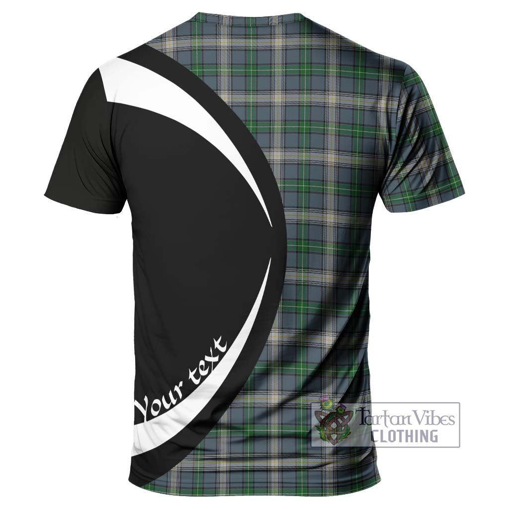 MacDouall Tartan T-Shirt with Family Crest Circle Style - Tartan Vibes Clothing