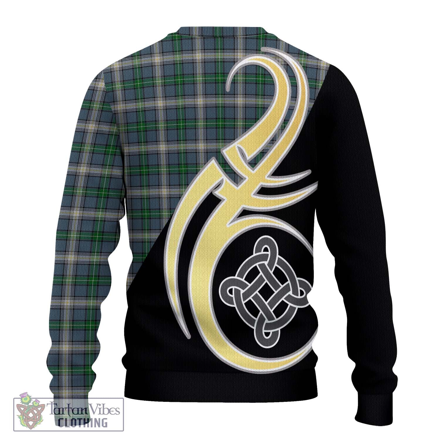 MacDouall Tartan Ugly Sweater with Family Crest and Celtic Symbol Style - Tartan Vibes Clothing
