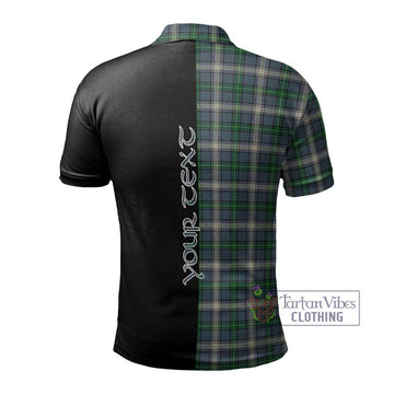MacDouall Tartan Polo Shirt with Family Crest and Half Of Me Style - Tartan Vibes Clothing