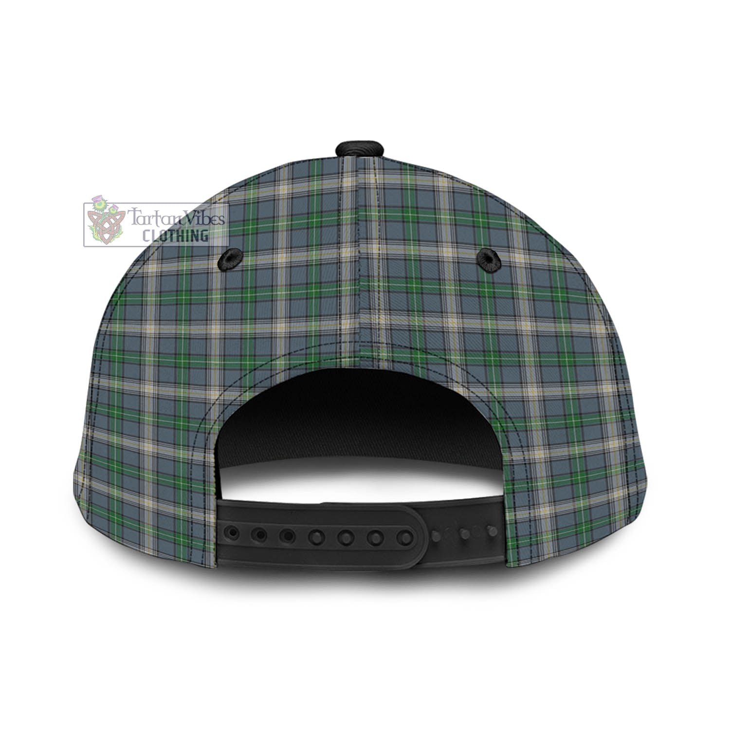 Tartan Vibes Clothing MacDouall Tartan Classic Cap with Family Crest In Me Style