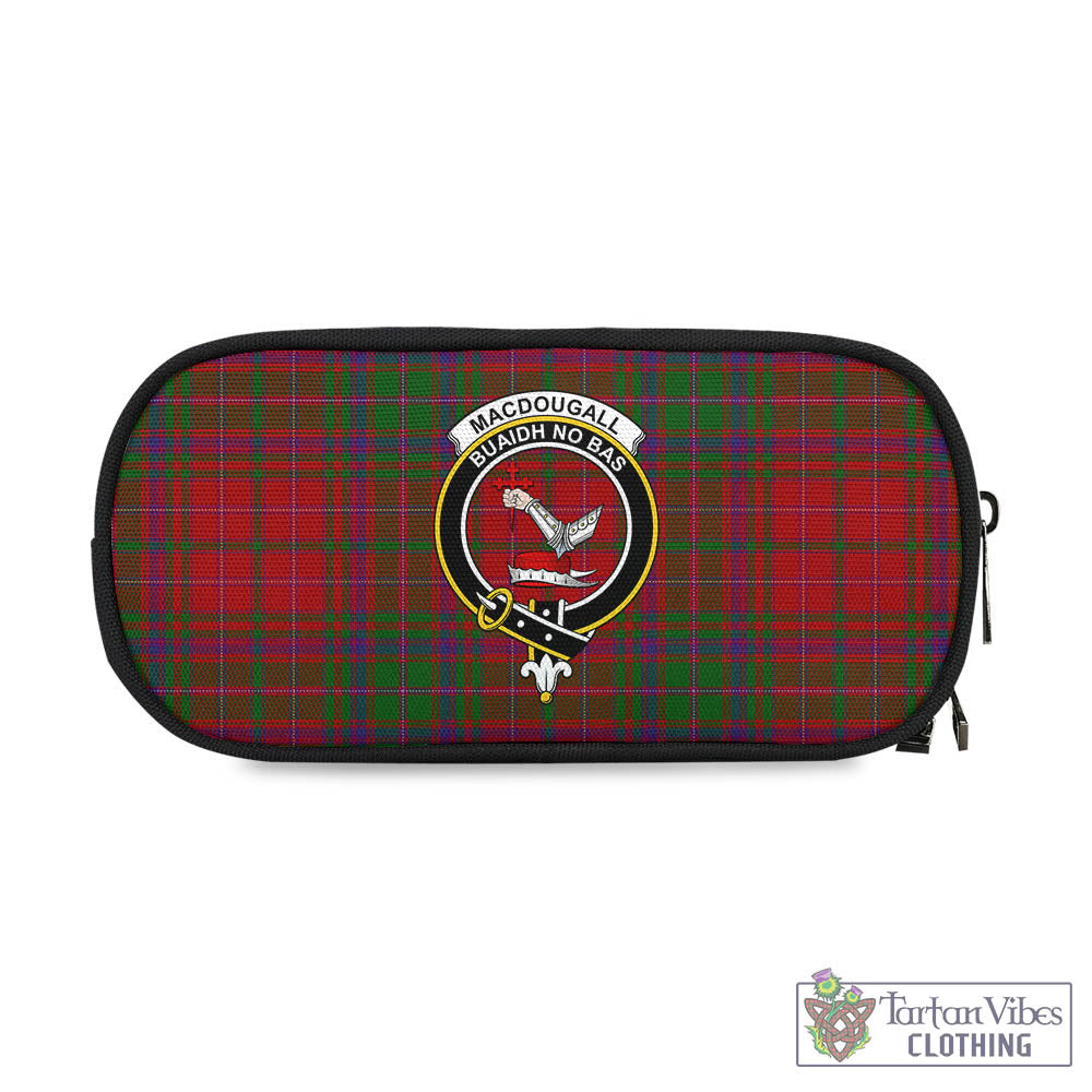 Tartan Vibes Clothing MacDougall Tartan Pen and Pencil Case with Family Crest