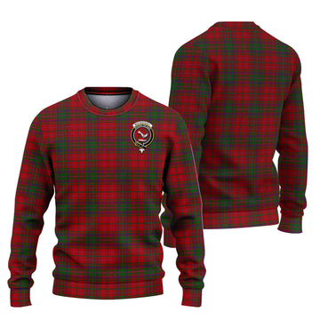 MacDougall (McDougall) Tartan Ugly Sweater with Family Crest