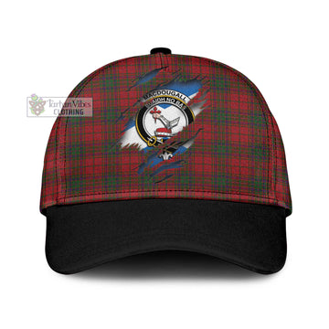 MacDougall Tartan Classic Cap with Family Crest In Me Style