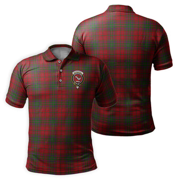 MacDougall Tartan Men's Polo Shirt with Family Crest
