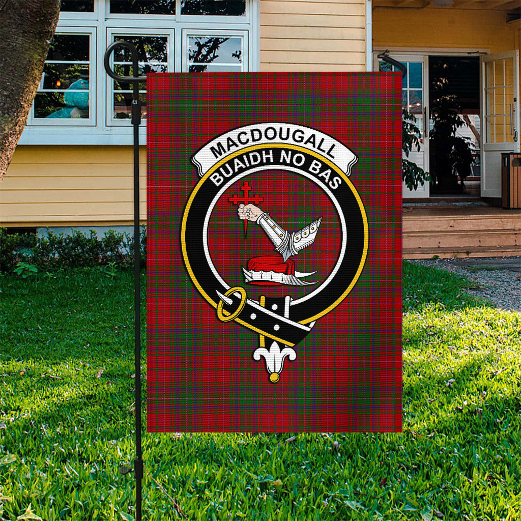 MacDougall (McDougall) Tartan Flag with Family Crest - Tartan Vibes Clothing