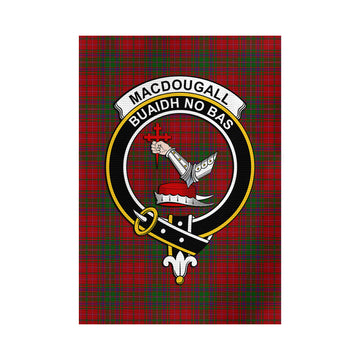 MacDougall (McDougall) Tartan Garden Flag with Family Crest