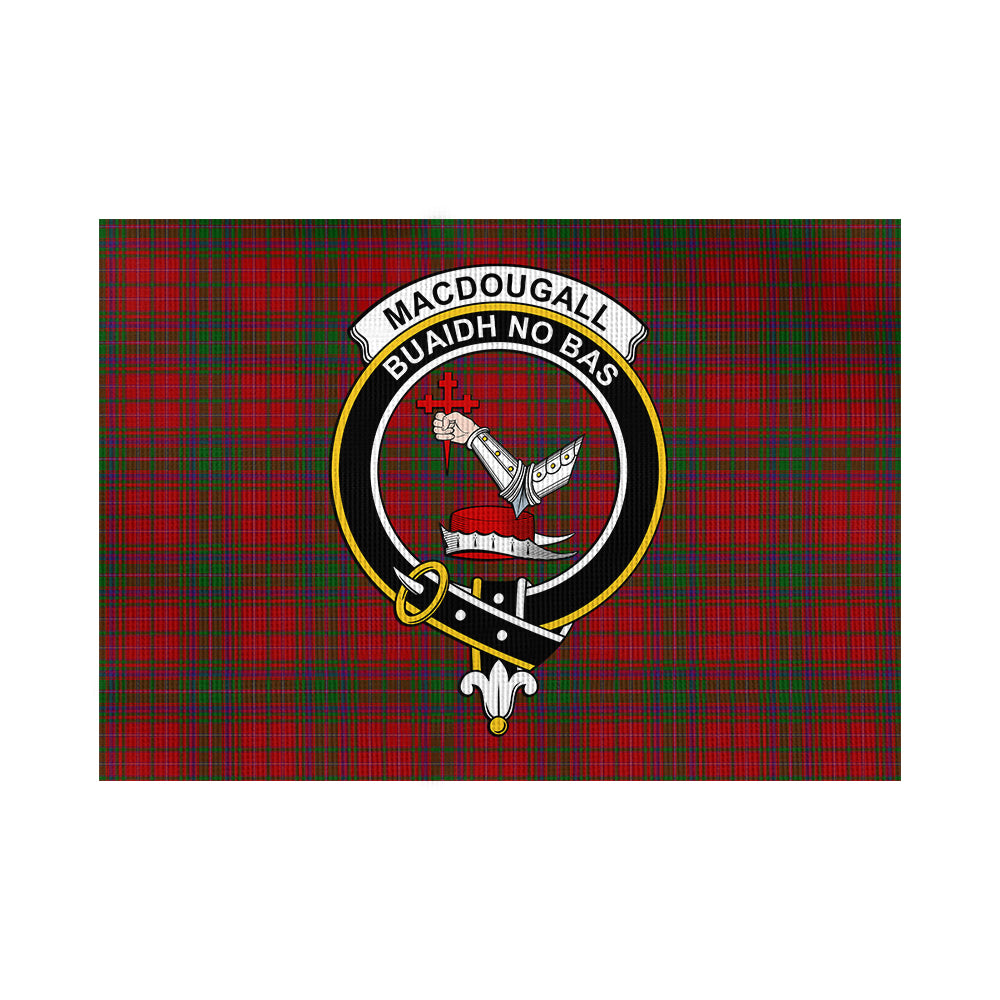 macdougall-tartan-flag-with-family-crest