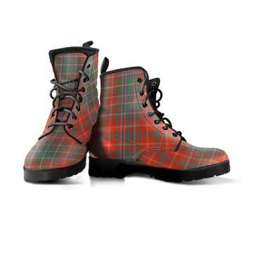 MacDougall Ancient Tartan Leather Boots