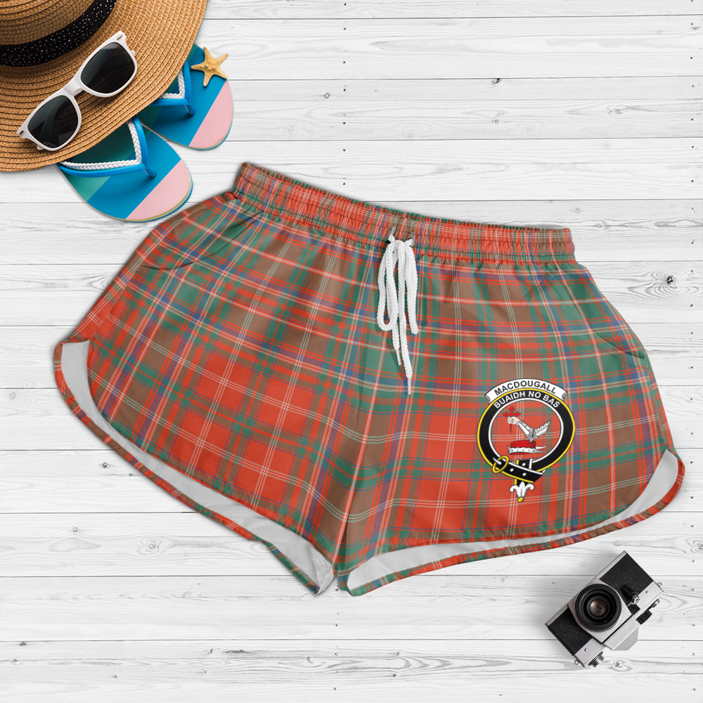 macdougall-ancient-tartan-womens-shorts-with-family-crest