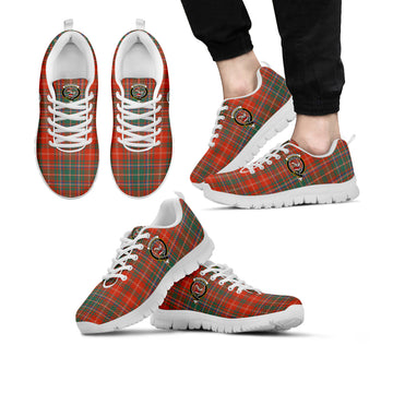 MacDougall Ancient Tartan Sneakers with Family Crest