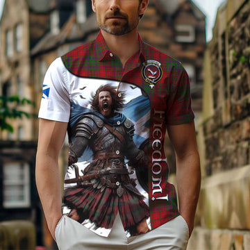 MacDougall (McDougall) Crest Tartan Hawaiian Shirt Inspired by the Freedom of Scottish Warrior