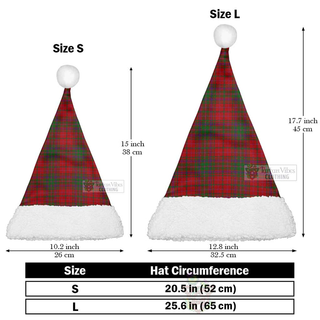 Tartan Vibes Clothing MacDougall (McDougall) Tartan Christmas Santa Hats