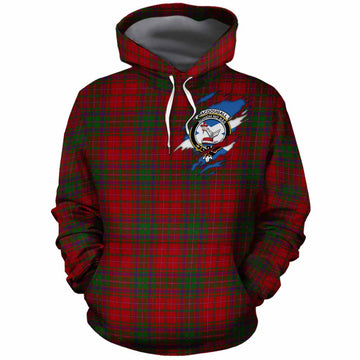 MacDougall (McDougall) Clan Crest In Me Tartan Cotton Hoodie Scotland Flag Style