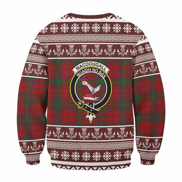 MacDougall (McDougall) Clan Tartan Christmas Sweatshirt with Family Crest