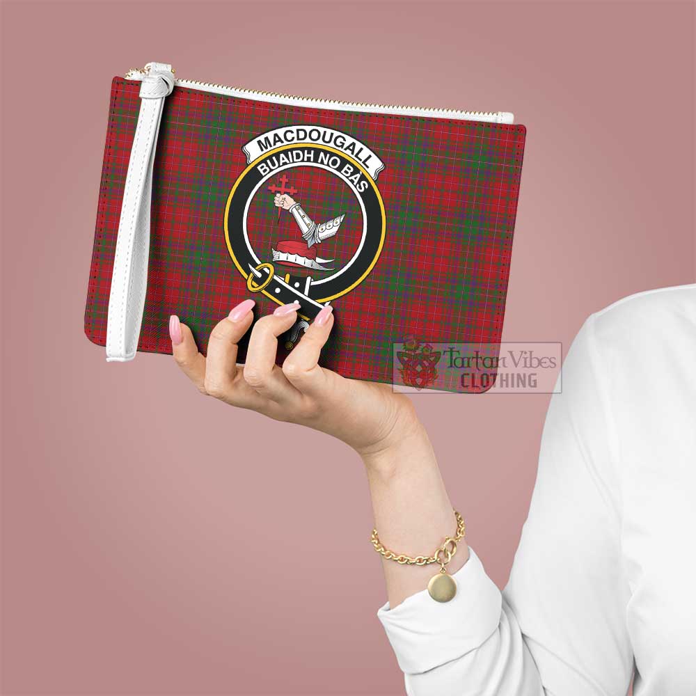 Tartan Vibes Clothing MacDougall (McDougall) Family Crest Tartan Clutch Bag