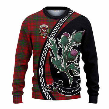 MacDougall (McDougall) Family Crest Tartan Knitted Sweater Alba Thistle Inspired