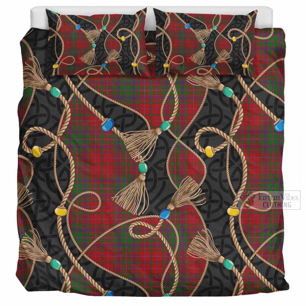 MacDougall (McDougall) Scottish Tartan Twisted Ropes Stylized Bedding Set UK Bedding Set UK Super King 104*94 inch - Tartan Vibes Clothing