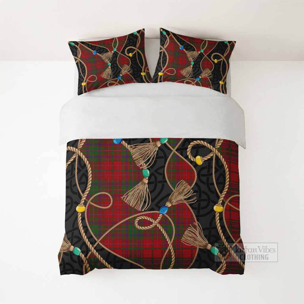 MacDougall (McDougall) Scottish Tartan Twisted Ropes Stylized Bedding Set - Tartan Vibes Clothing