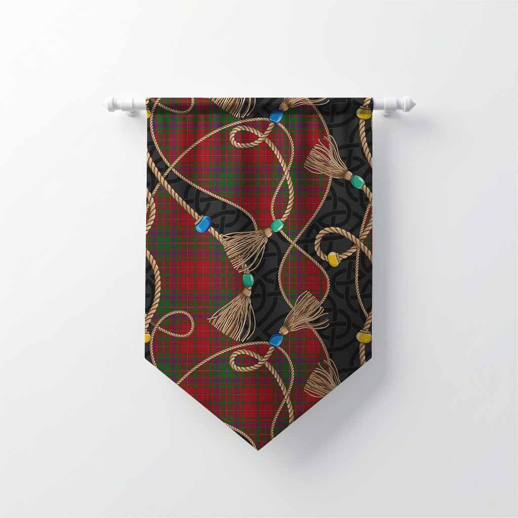 MacDougall (McDougall) Scottish Tartan Twisted Ropes Stylized Gonfalon Chevron - Tartan Vibes Clothing