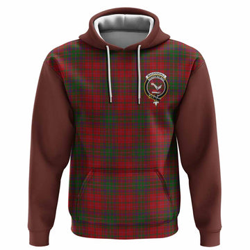 MacDougall (McDougall) Tartan Accent Hoodie with Family Crest