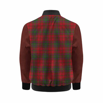 MacDougall (McDougall) Tartan Accent Kid Bomber Jacket with Family Crest