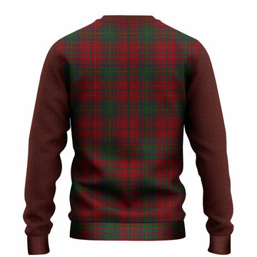 MacDougall (McDougall) Tartan Accent Knitted Sweater with Family Crest