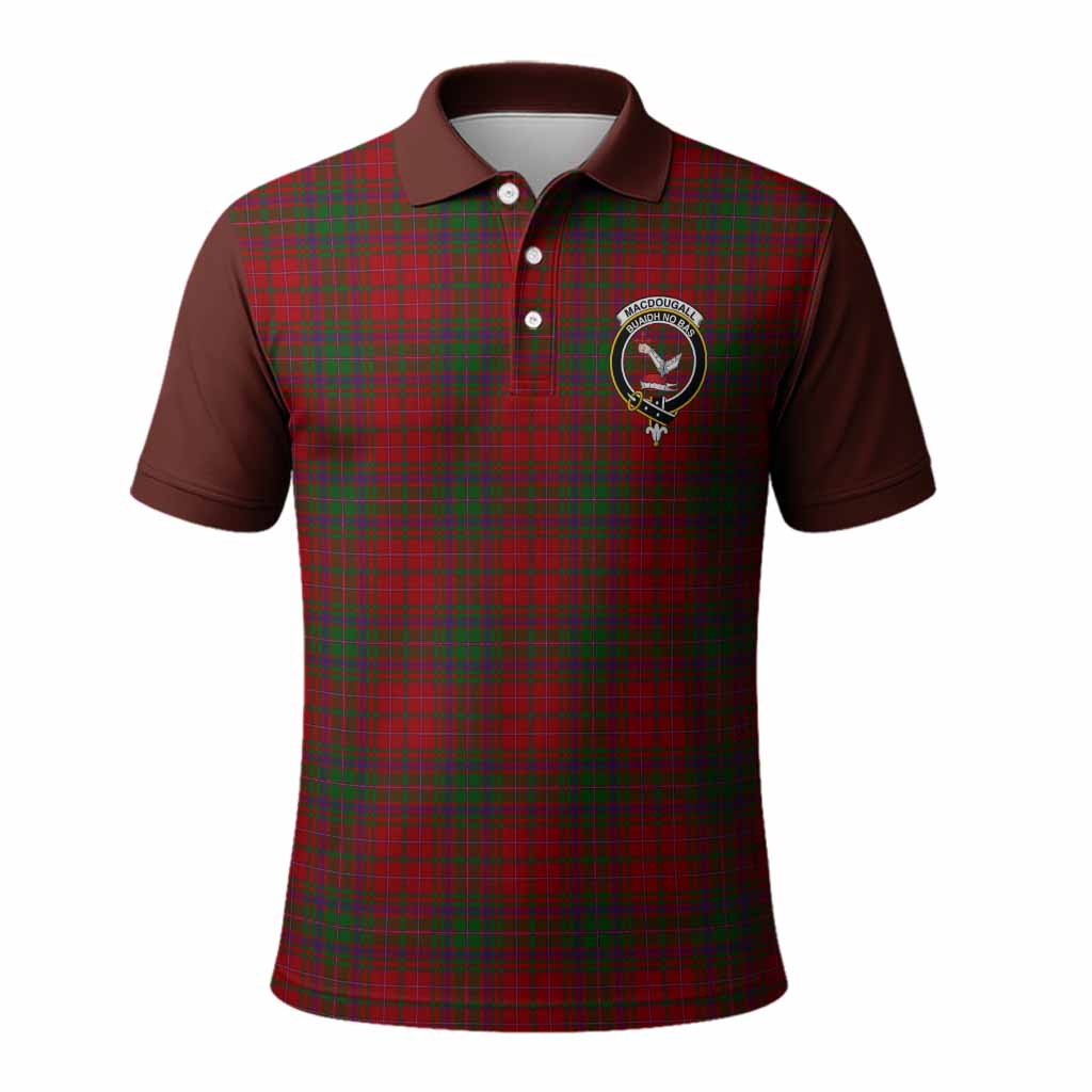 MacDougall (McDougall) Tartan Accent Polo Shirt with Family Crest