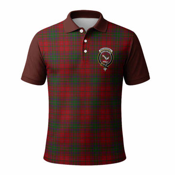 MacDougall (McDougall) Tartan Accent Polo Shirt with Family Crest