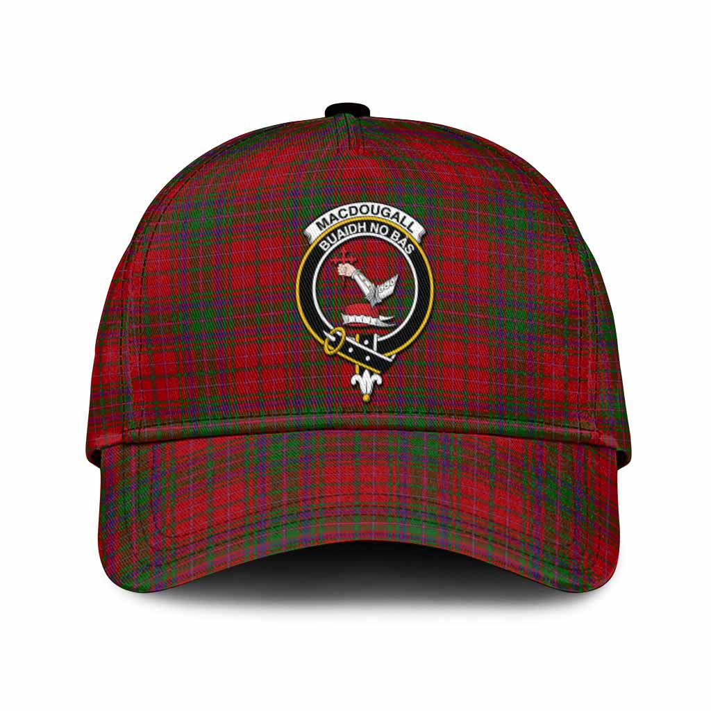 MacDougall (McDougall) Tartan Classic Cap with Family Crest