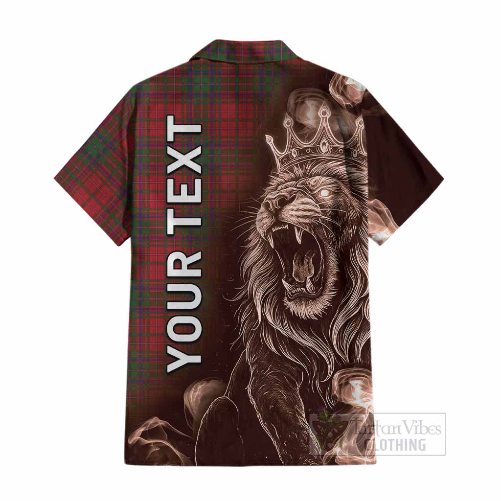 MacDougall (McDougall) Tartan Cotton Hawaiian Shirt Roaring Lion Heritage