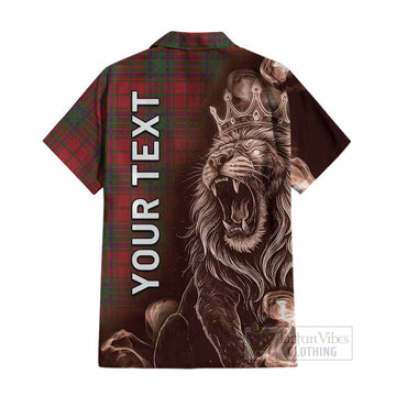 MacDougall (McDougall) Tartan Cotton Hawaiian Shirt Roaring Lion Heritage