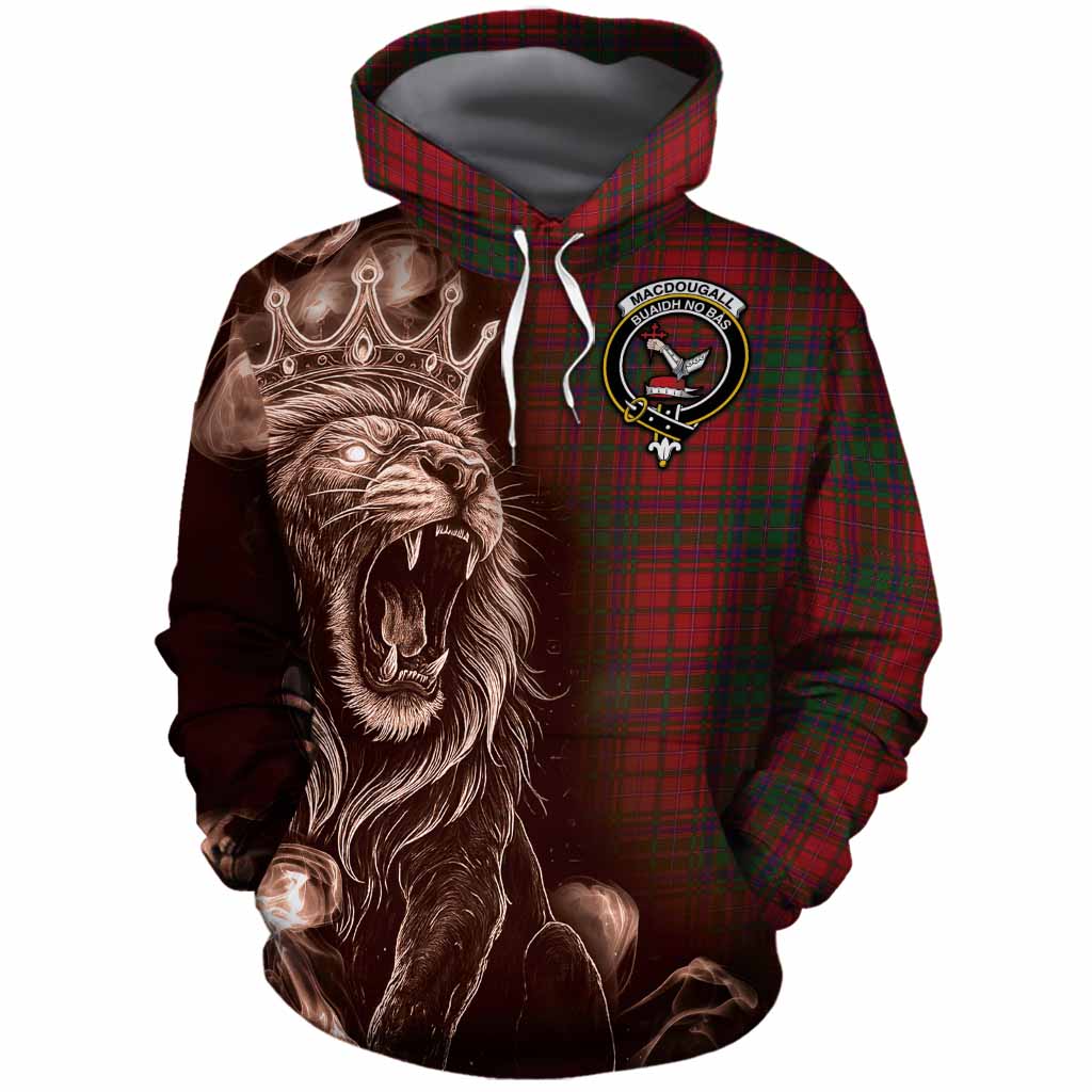MacDougall (McDougall) Tartan Cotton Hoodie Roaring Lion Heritage