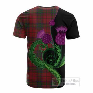 MacDougall (McDougall) Tartan Cotton T-shirt Traditional Scottish Thistle
