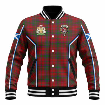 MacDougall (McDougall) Tartan Crest Baseball Jacket Scotland Coat of Arm Flag Style