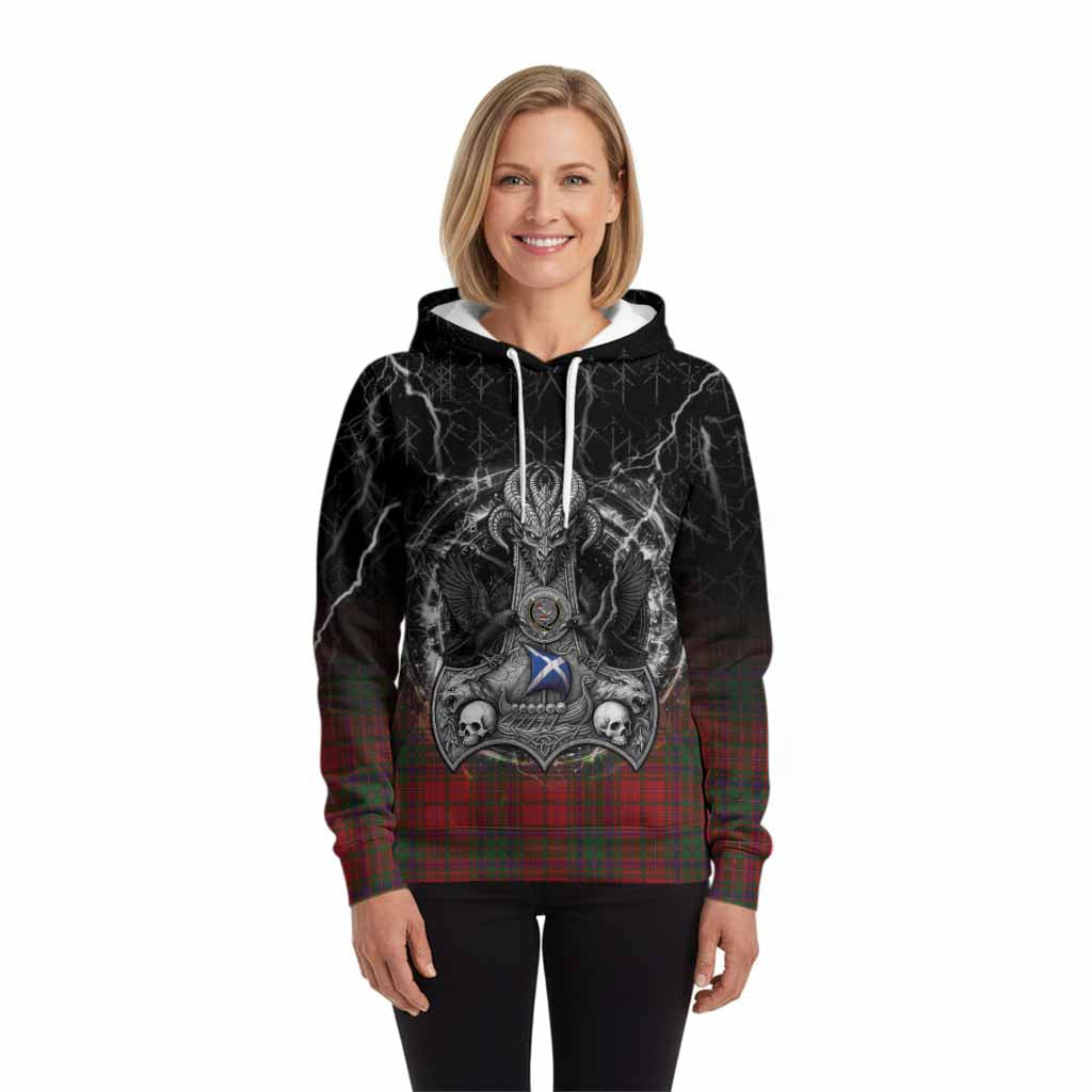 MacDougall (McDougall) Tartan Crest Hoodie Celtic Odin's Raven Legacy