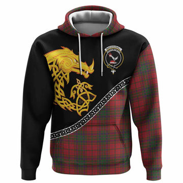 MacDougall (McDougall) Tartan Crest Hoodie Legendary Dragon Knot Half Style