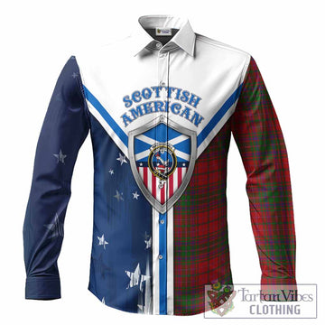 MacDougall (McDougall) Tartan Crest Long Sleeve Button Shirts Scottish-American Heritage