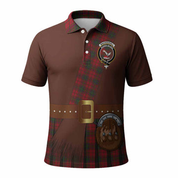 MacDougall (McDougall) Tartan Crest Polo Shirt Kilt Costume Style