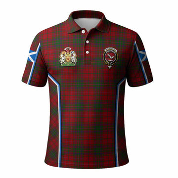 MacDougall (McDougall) Tartan Crest Polo Shirt Scotland Coat of Arm Flag Style - Tartan Vibes Clothing
