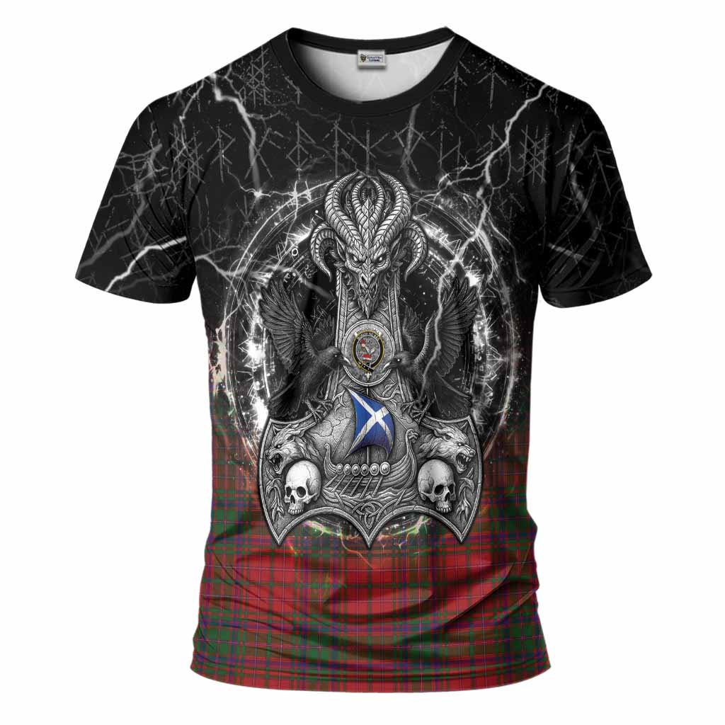 MacDougall (McDougall) Tartan Crest T-Shirt Celtic Odin's Raven Legacy